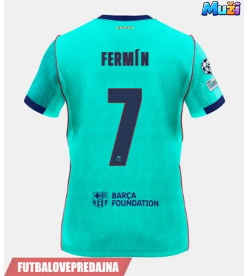 Lacne Muži Futbalové dres Barcelona Fermin Lopez #7 2026-27 Krátky Rukáv - Tretina